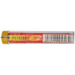 SV-55325-015 Припой СВЕТОЗАР оловянно-свинцовый, 30% Sn / 70% Pb, 15гр