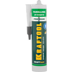 41349_z01 Клей монтажный KRAFTOOL KraftNails Premium KN-604,  для молдингов, панелей и керамики, без растворителей, 310мл
