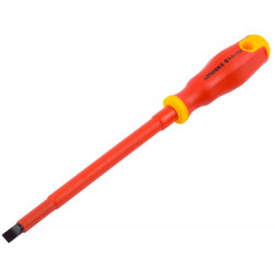 25141-08-17 Отвертка STAYER PROFI ELECTRO диэлектрическая до 1000В, двухкомп рукоятка, SL 8,0 х 175 мм