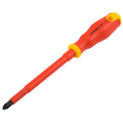25142-3-15_z01 Отвертка STAYER PROFI ELECTRO диэлектрическая до 1000В, двухкомп рукоятка, PH3х150мм