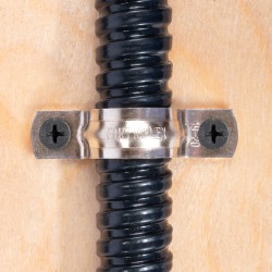80980 Скоба метал. двухлапковая СМД (INOX) 8-9 (Fortisflex)