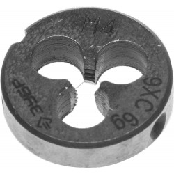 4-28022-04-0.7 Плашка ЗУБР ''МАСТЕР'' круглая ручная для нарезания метрической резьбы, М4 x 0,7