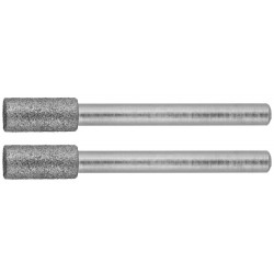 35920 Мини-шарошки ЗУБР алмазные, d 4,8x10,0х3,2мм; L 38мм, 2шт