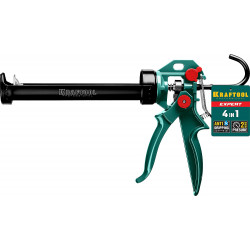 06675 KRAFTOOL EXPERT 4-in-1 усиленный cкелетный поворотный пистолет для герметика, 310 мл