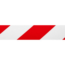 12248-50-25 Разметочная клейкая лента, ЗУБР Профессионал, цвет красно-белый, 50мм х 25м