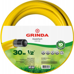 8-429003-1/2-30_z02 Шланг GRINDA COMFORT поливочный, 30 атм., армированный, 3-х слойный, 1/2''х30м