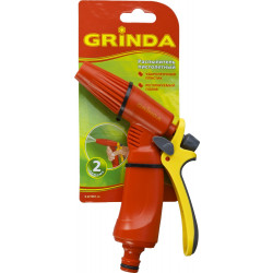 8-427361_z02 Распылитель GRINDA поливочный пластиковый, тип пистолетный, регулируемое сопло