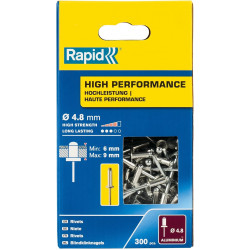 5001436 RAPID R:High-performance-rivet заклепка из алюминия d4.8x12 мм, 300 шт