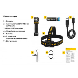 Фонарь Armytek Elf C2 Micro-USB Белый