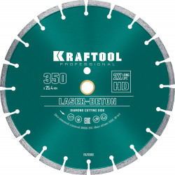 36686-350 LASER-BETON 350 мм, диск алмазный отрезной по бетону и камню, KRAFTOOL
