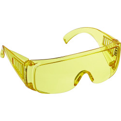 11051_z02 DEXX Желтые, очки защитные открытого типа, с боковой вентиляцией