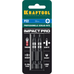 26193-2-50-S2 Ударные биты KRAFTOOL PZ 2, 50 мм, 2 шт Impact Pro