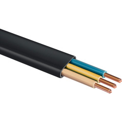Кабель силовой ЗУБР ВВГ-Пнг(А)-LS 3x2.5 mm2 50 м, ГОСТ 31996-2012, 60007-50