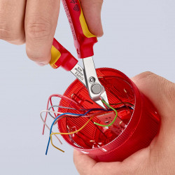 7806125 Electronic Super Knips® VDE бокорезы с 2-комп. диэлектрическими рукоятками, VDE 125 mm KNIPEX