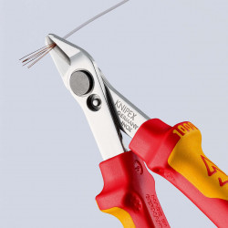 7806125 Electronic Super Knips® VDE бокорезы с 2-комп. диэлектрическими рукоятками, VDE 125 mm KNIPEX