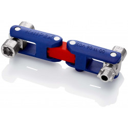 001106V03 Ключ для электрошкафов ''DoubleJoint'' 62 mm (карта самообслуживания / блистер) KNIPEX