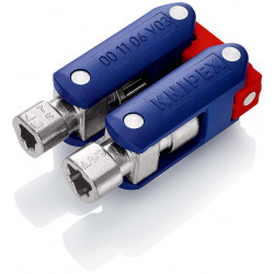001106V03 Ключ для электрошкафов ''DoubleJoint'' 62 mm (карта самообслуживания / блистер) KNIPEX