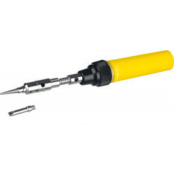 55506-H4 Газовый паяльник STAYER MS 300, 40 Вт, 1200°С в наборе: 4 в 1, горелка, фен, 2 жала