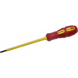 25827-03-100 G Отвертка STAYER PROFESSIONAL MAX-GRIP диэлектрическая, двухкомпонентная рукоятка, Cr-V, SL 3,0x100мм