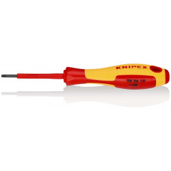 982610 Отвертка Torx TX10 VDE 1000V длина стержня 60 мм, L-160 мм KNIPEX