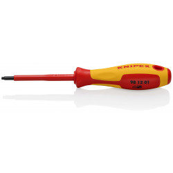 981201 Отвертка под винты Robertson R1 VDE 1000V L-185 мм KNIPEX