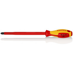 982404 Отвертка Phillips PH4 VDE 1000V длина стержня 200 мм, L-320 мм KNIPEX