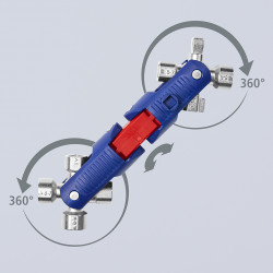 001106V04 Ключ для стандартных систем запирания 161 mm KNIPEX