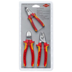 003130BKV02 Набор диэлектрического инструмента для резки, 3 предмета KNIPEX
