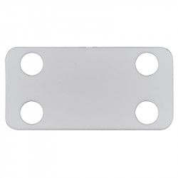 262183 Бирка маркировочная для стяжек 38,5x19,1x0,4 мм (100шт) (Haupa)