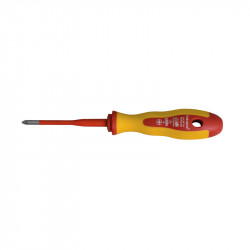 102870 Двухкомпонентная отвертка VDE HUPslim PZ/FL 1x80 мм (Haupa)