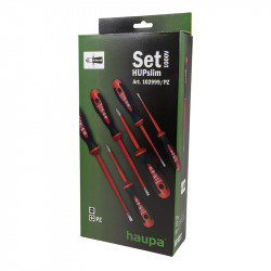 102999/PZ Набор двухкомпонентных отверток VDE HUPslim PZ 6шт (Haupa)