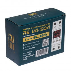 Реле напряжения с контролем тока RE VA-50A