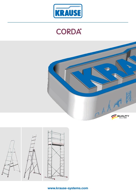 Лестницы и стремянки Krause - серия CORDA